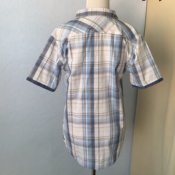 Plaid Short Sleeve Button Up Shirt - Picture 6 of 10